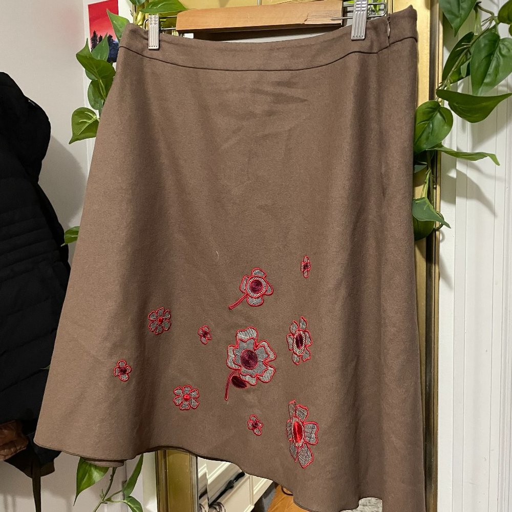 Harve Benard 100% Wool Skirt.